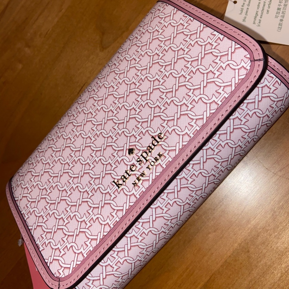 Kate Spade Small Flap Crossbody LIGHT PINK